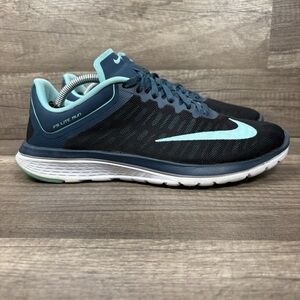 Nike FS Lite Run Green Blue Womens US Size 8.5 EUR 40 8524448-013 Running Shoes